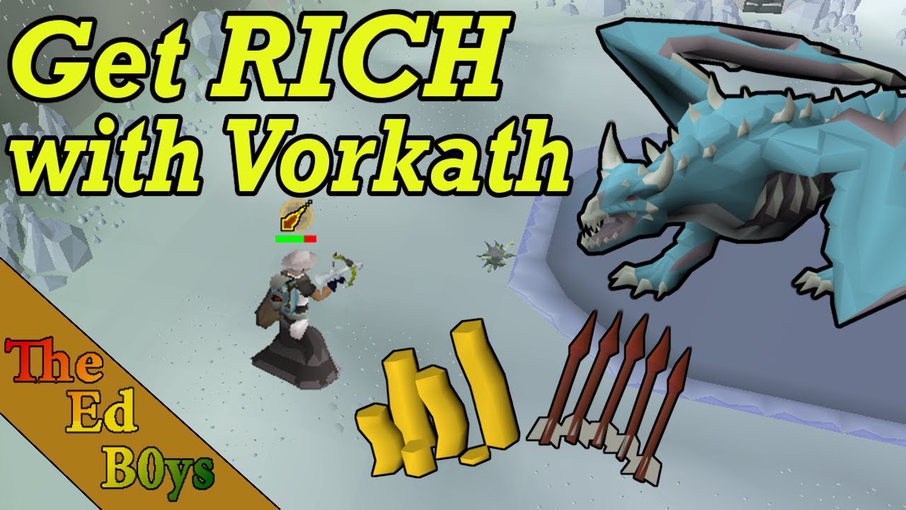 Get Rich with Vorkath (Ranged) | OSRS Poor to Rich Money Making Guide