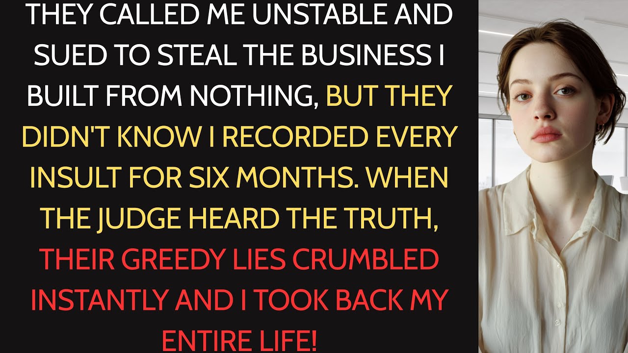 My father declared in court, saying, 'Your shop and car are his' until the judge looked up and said