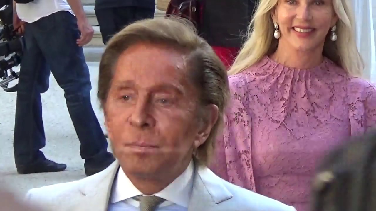 Fashion Designer Valentino Garavani @ Paris July 5, 2017 Fashion Week / Juillet #PFW