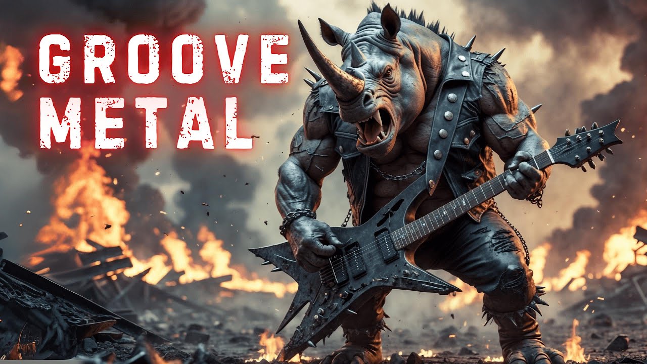 Iron Pulse Groove Metal | Relentless Riffs & Thunder Groove Assault | Background Music