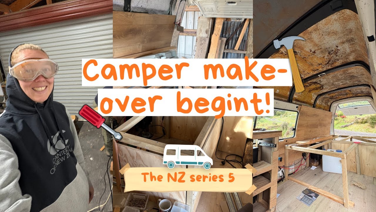 Vanlife Nieuw-Zeeland | Camper make-over begint… spannend! 😱🚐
