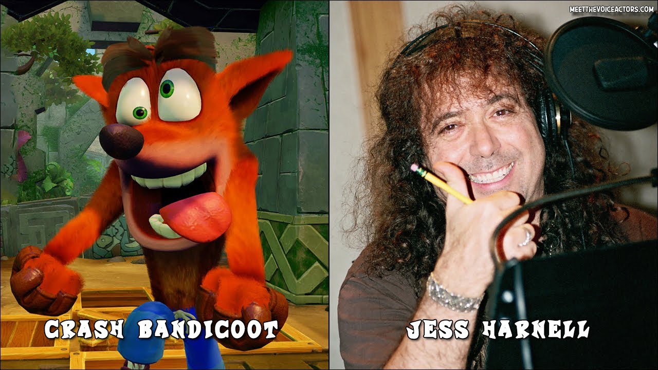 Crash Bandicoot N. Sane Trilogy Characters Voice Actors