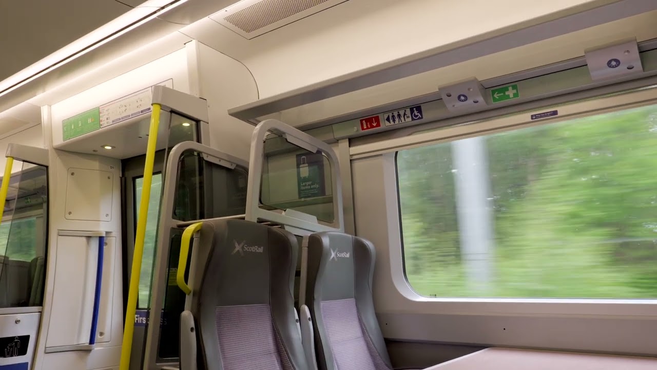 Journey of ScotRail's Class 385 (Robroyston to Springburn)