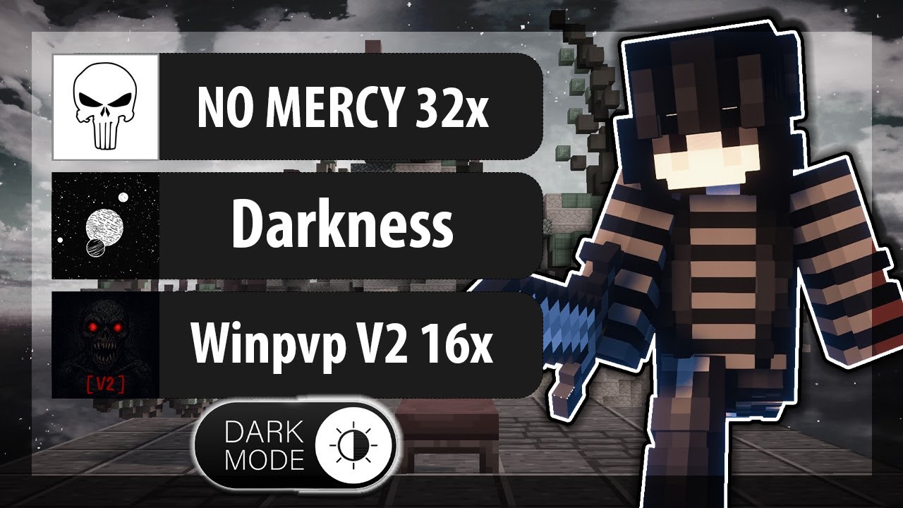 Топ-5 текстурпаков для темного режима в PvP (Minecraft 1.8.9)