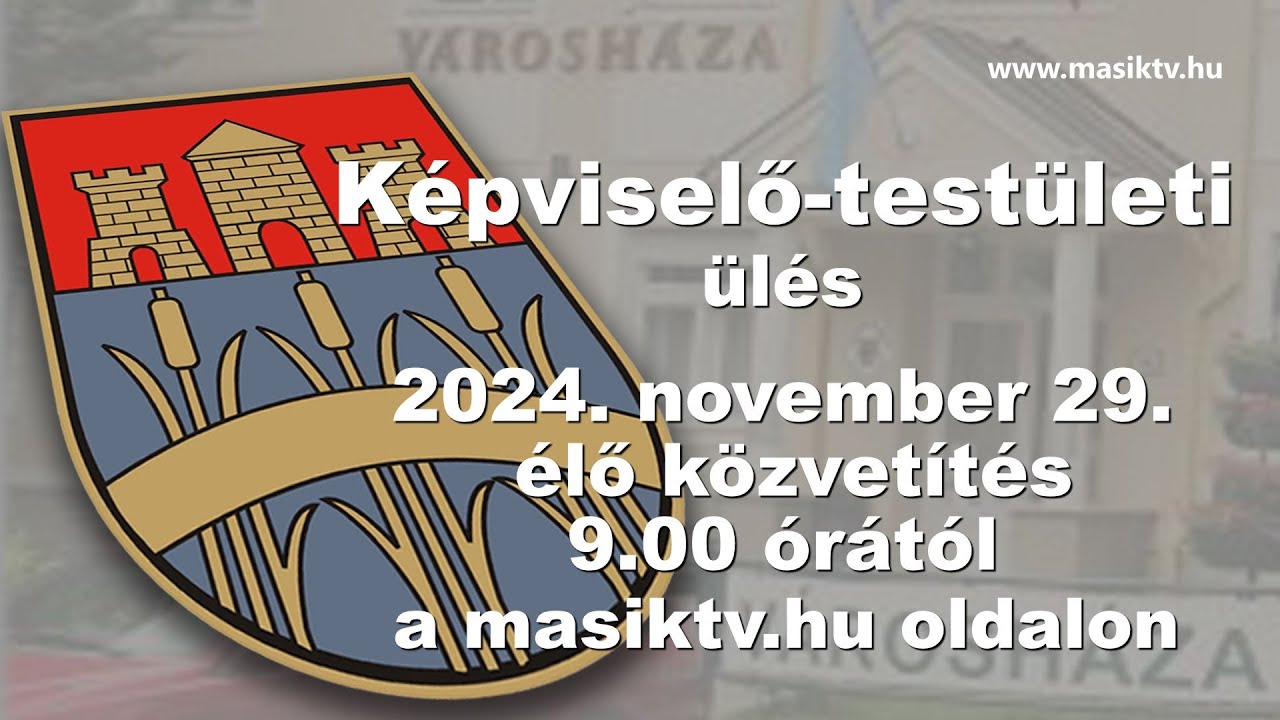 Közmeghallgatás és Képviselő-testületi ülés Dombóvár | 2024. november 29.