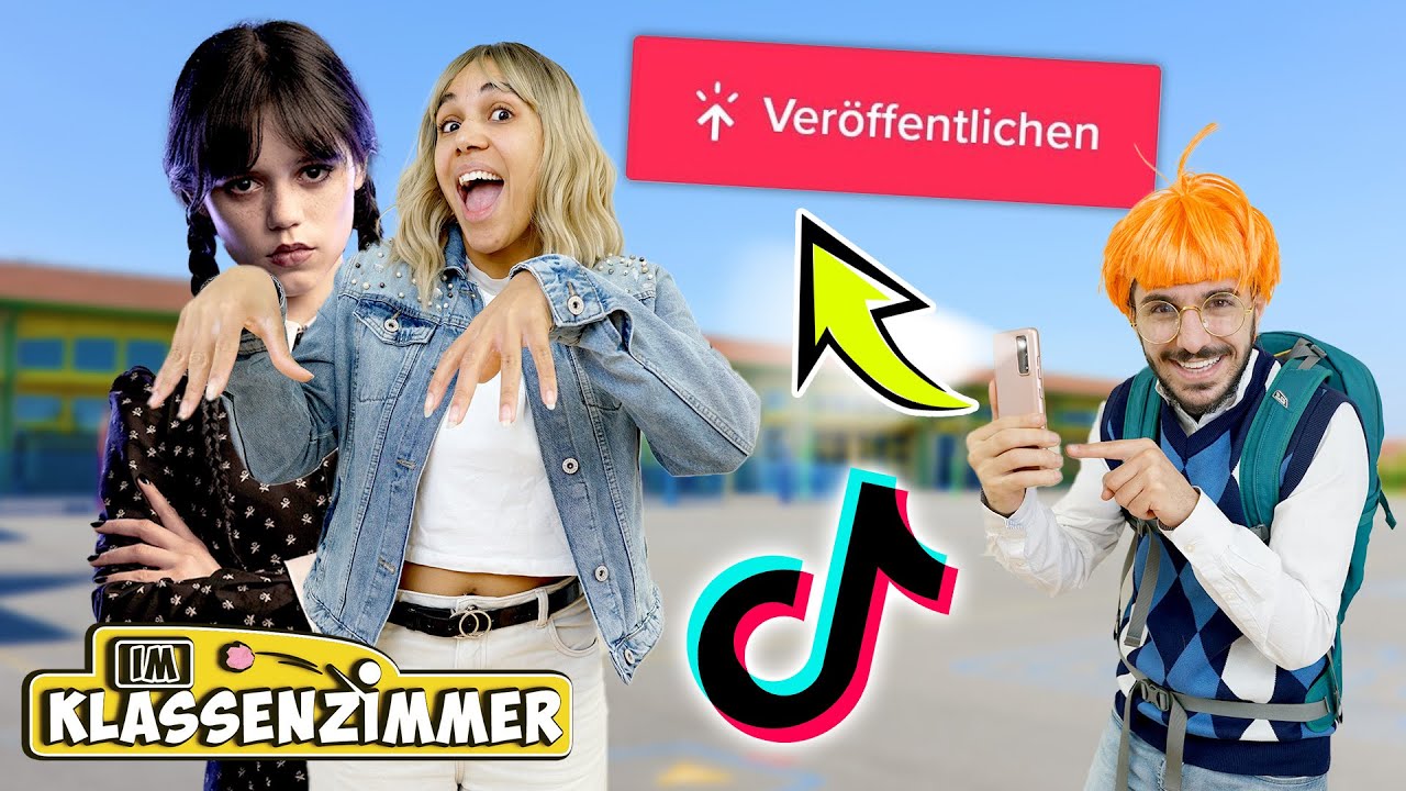 PEINLICHER WEDNESDAY-TANZ HEIMLICH IN SCHULE GEFILMT! Im Klassenzimmer #13