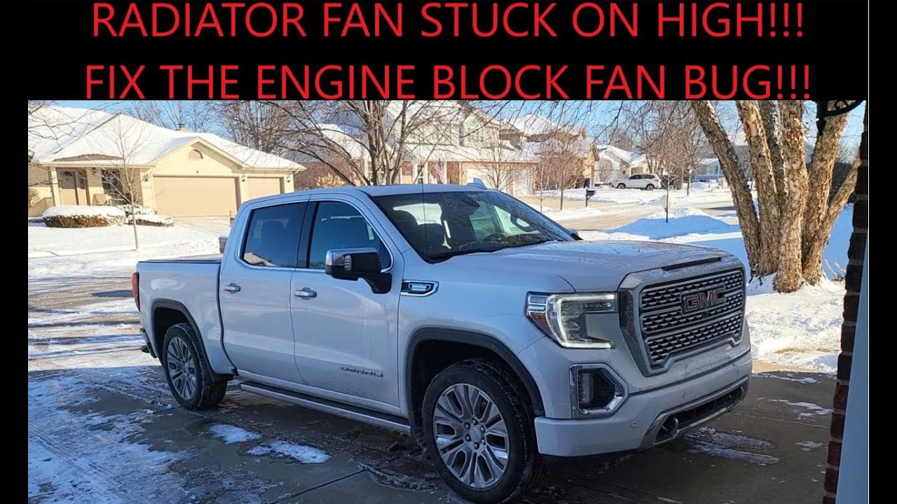 Ремонт 3,0-литрового дизельного двигателя: вентилятор радиатора застрял на высокой скорости? Испо...