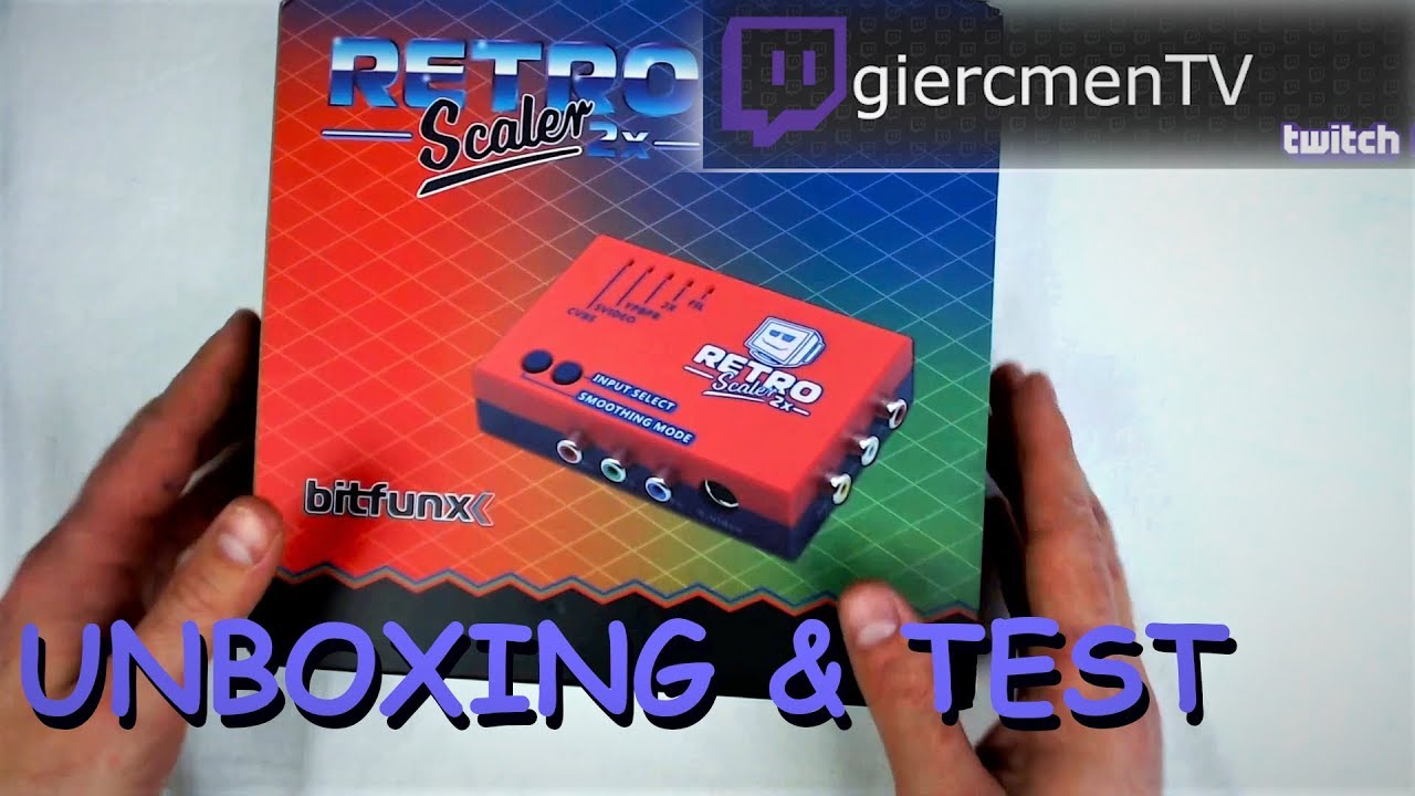 RertoScaler2x Bitfunx Unboxing & Test (Rescaler for Retro Consoles) po Polsku! (ENG SUB)