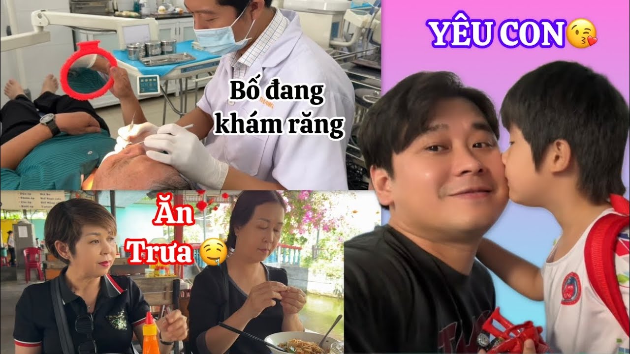 Chở Bố đi LÀM RĂNG SỨ,Bố hơi CĂNG THẲNG vì Lo Lắng!Pax Thay Đổi mấy hôm nay đi học Khóc & đòi Ba😢