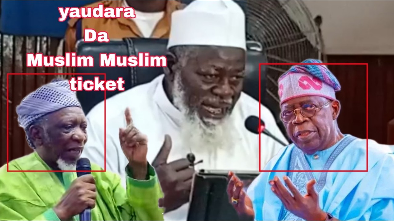 Anyaudari Yan Nigeria DA Muslim Muslim tiket Sheikh sunusi khalil yacaccaki malamai