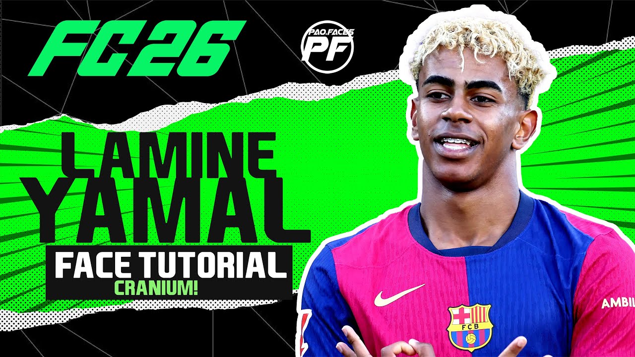как сделать ЛАМИНЕ ЯМАЛА в EA FC 26 ЛИЦО - Pro Clubs Face Creation РЕЖИМ КАРЬЕРЫ ДВОЙНИК БАРСЕЛОНЫ