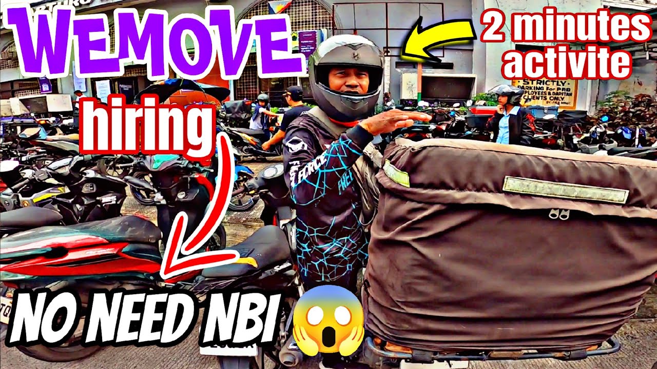 WEMOVE paano mag apply no need NBI | motovlogph 