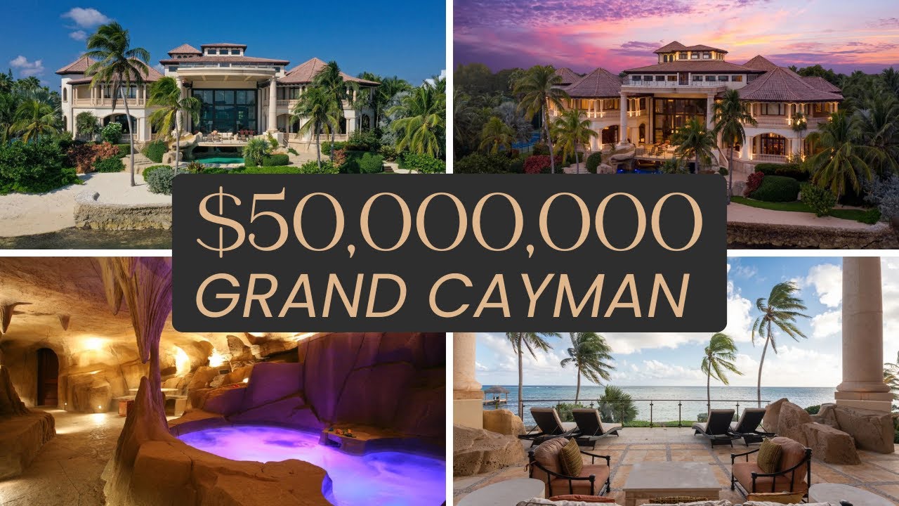 INSIDE GRAND CAYMAN’S $50M BEACHFRONT MEGA-ESTATE: CASTILLO CARIBE  🌊