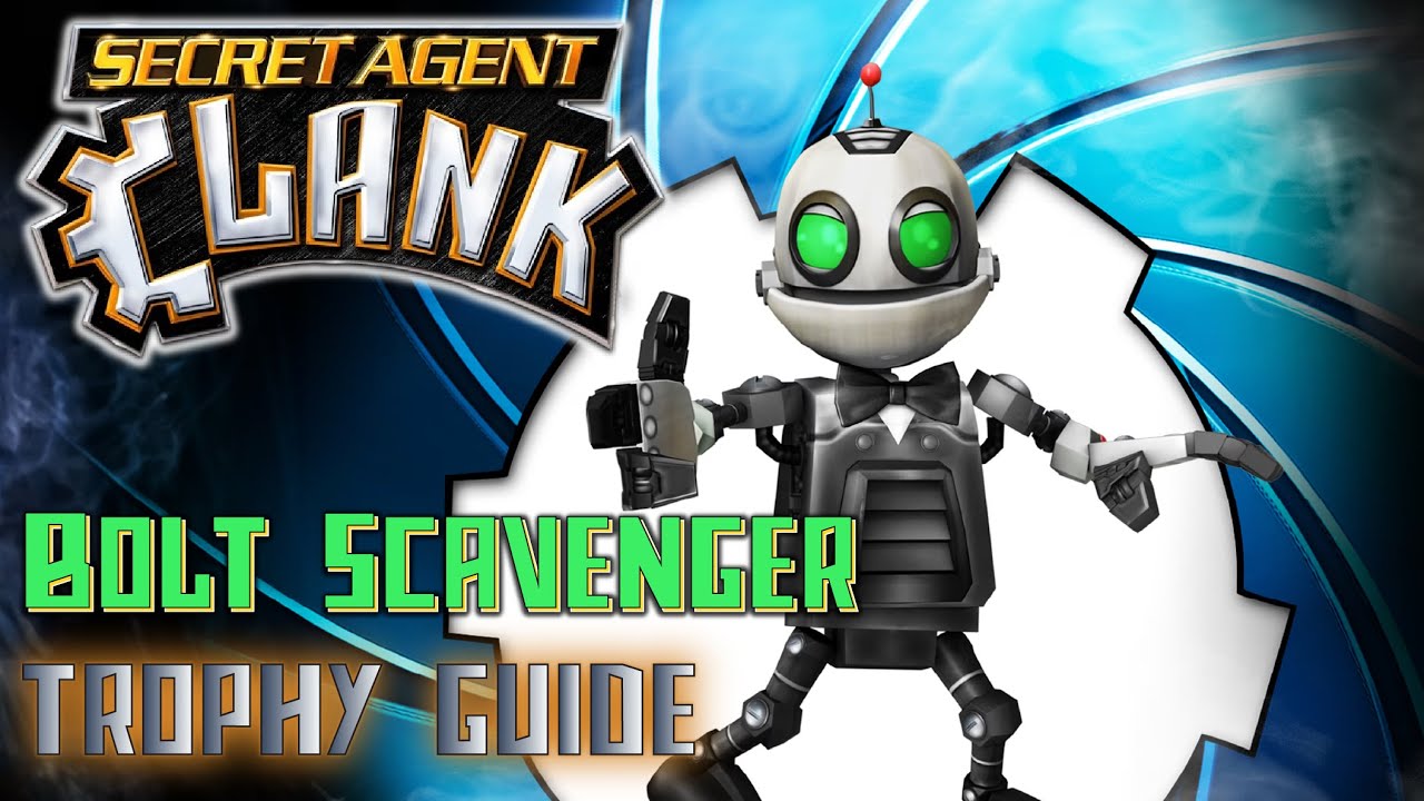 Secret Agent Clank - All 23 Titanium Bolt Locations (Bolt Scavenger Trophy Guide)