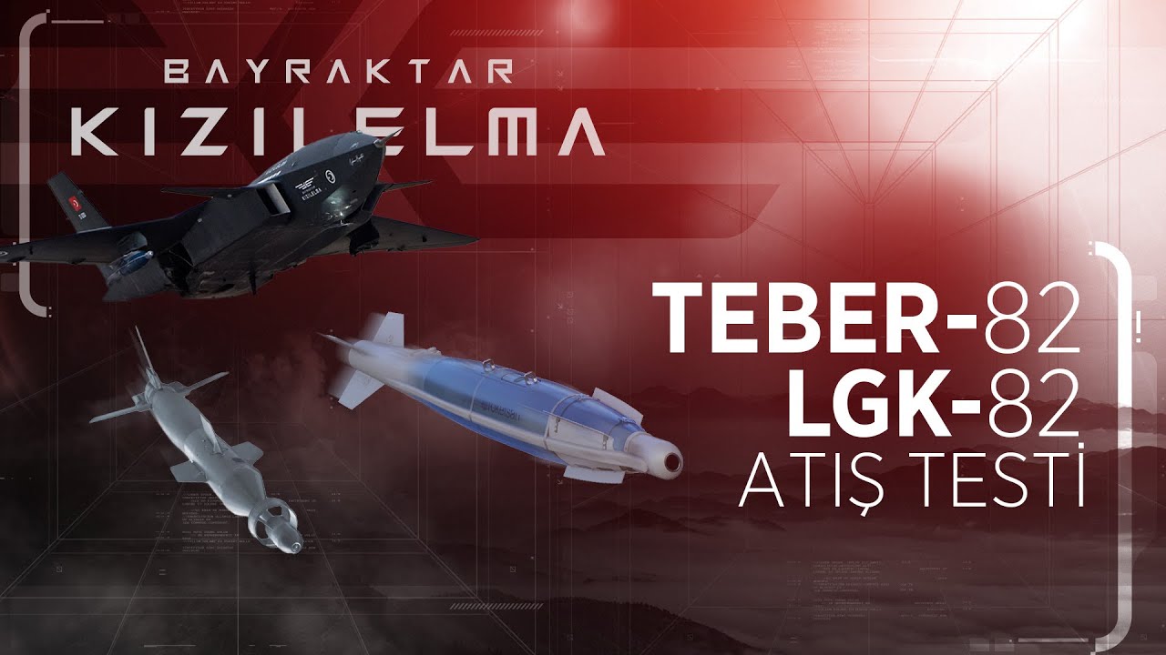 Bayraktar #KIZILELMA | LGK-82 ve TEBER-82 Atış Testi