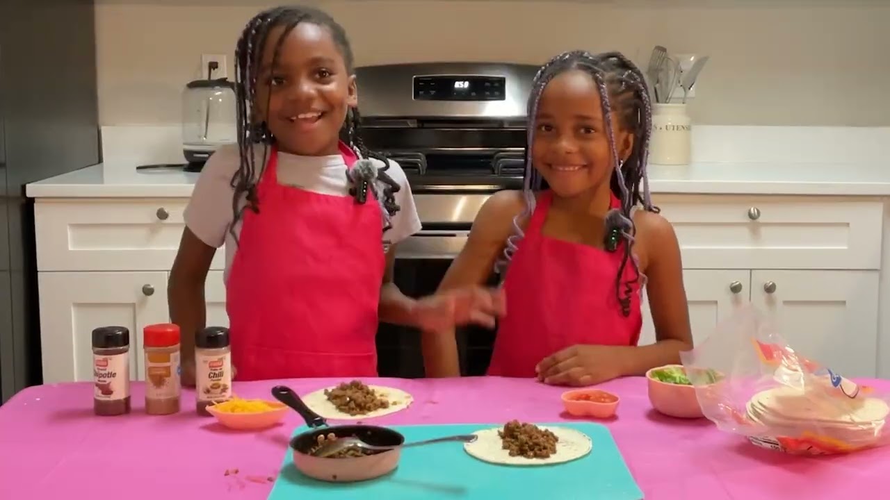 Can a 6- and 8-Year-Old Make Beef Tacos All by Themselves??