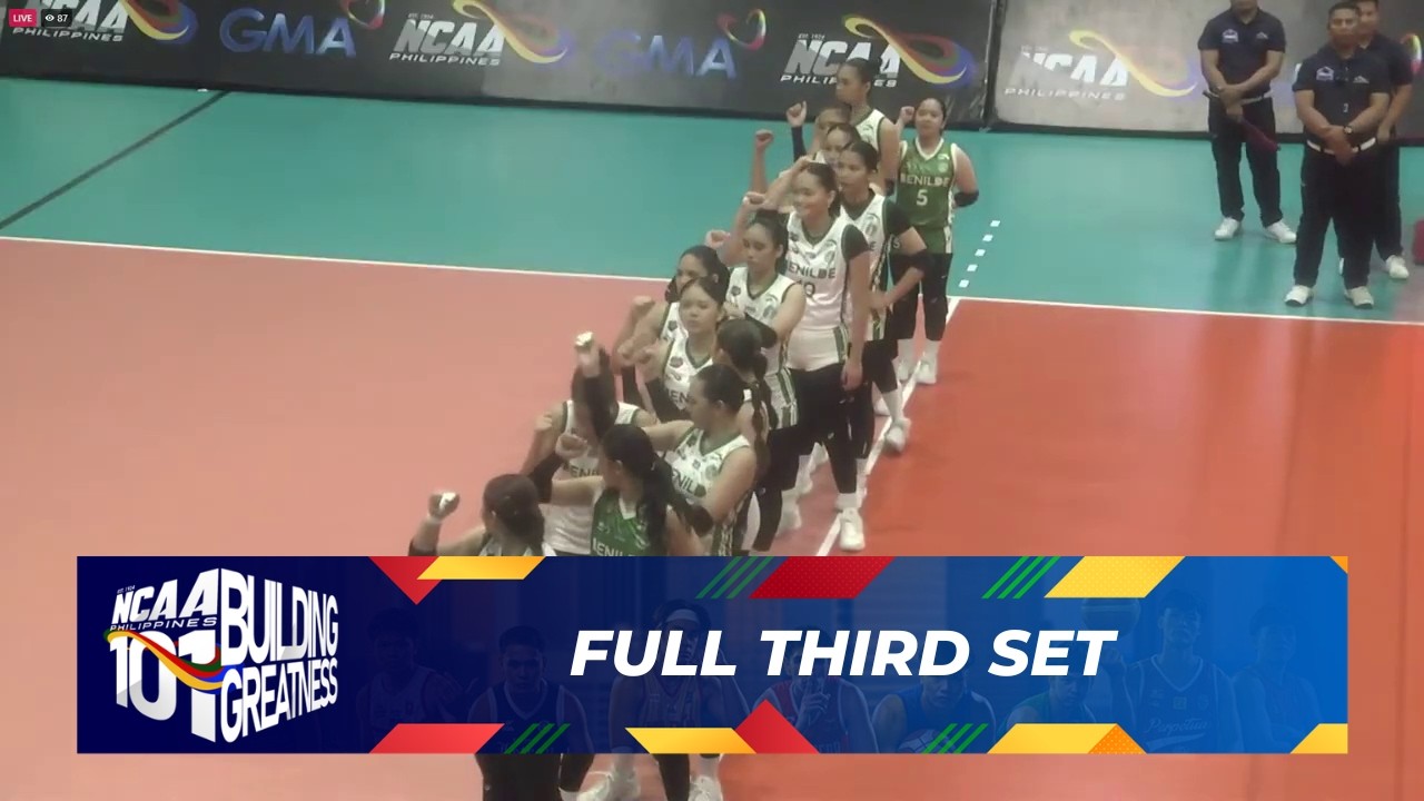 FULL THIRD SET - Benilde Lady Blazers vs Mapua Lady Cardinals | NCAA Season 101