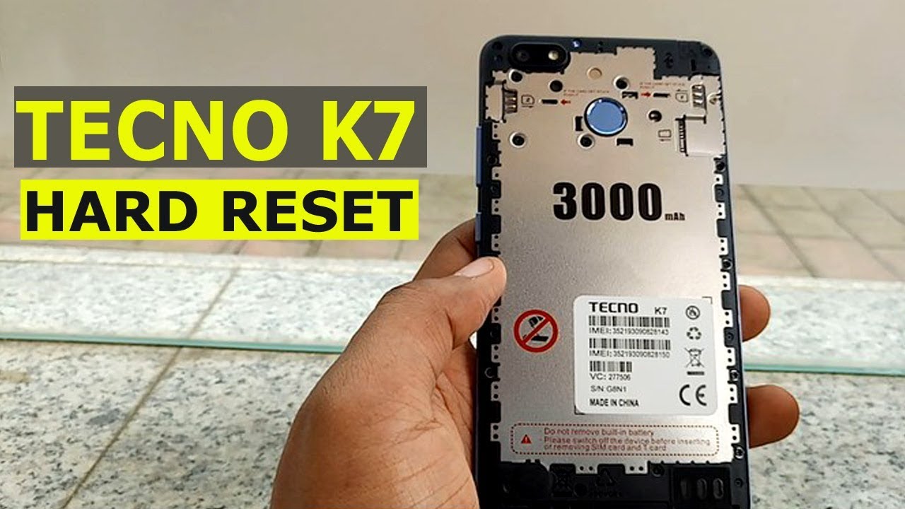 Tecno K7 Hard Reset , Tecno K7 Unlock