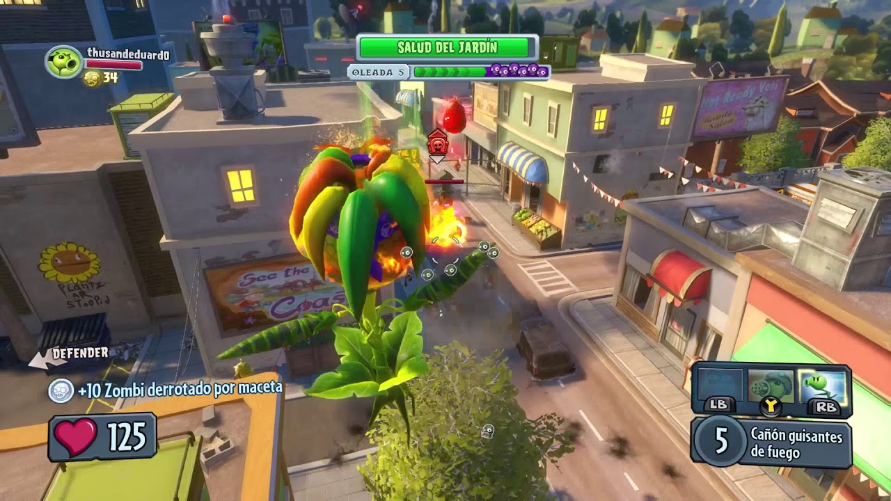 esto esta que arde - Operaciones de jardín - Garden Warfare