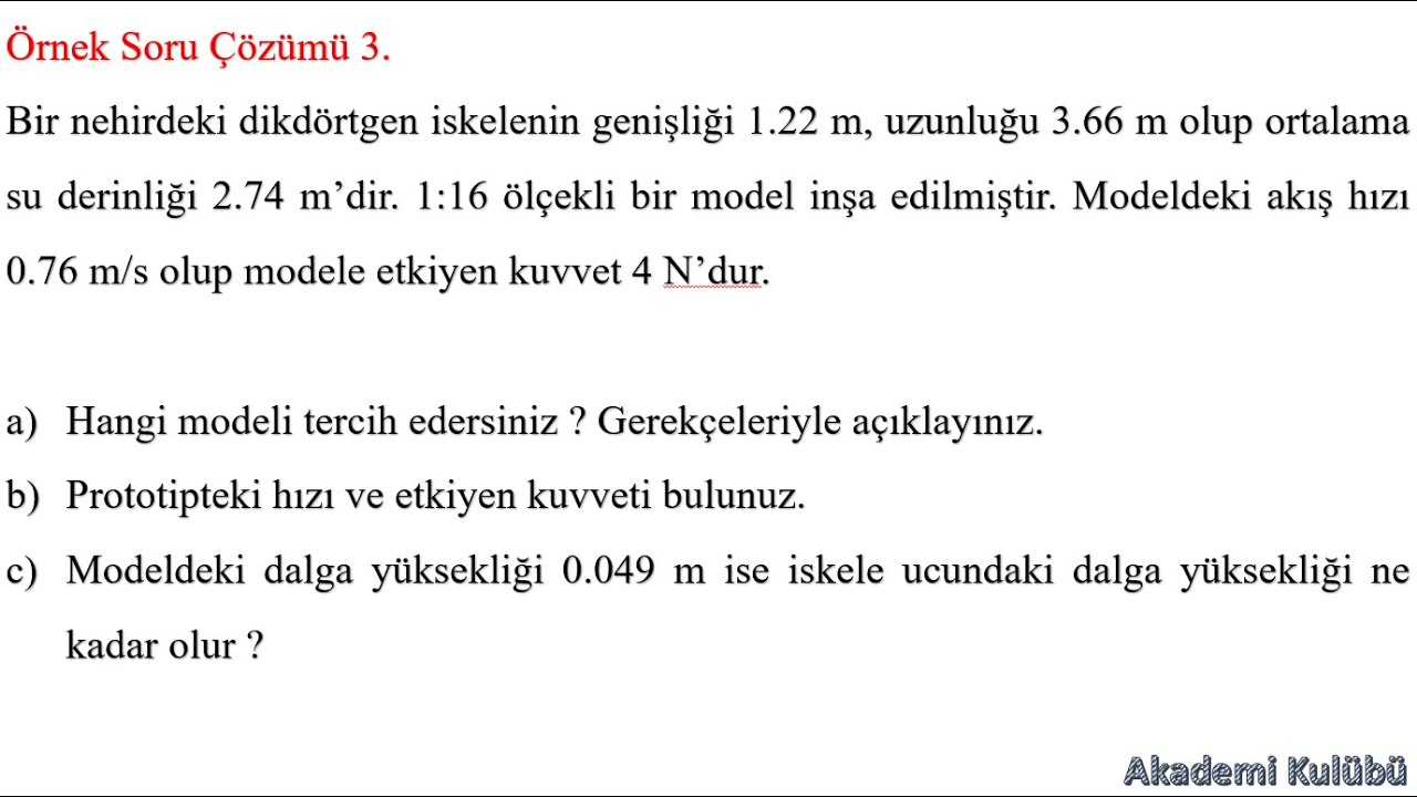 Model Teorisi Soru Çözümü 3