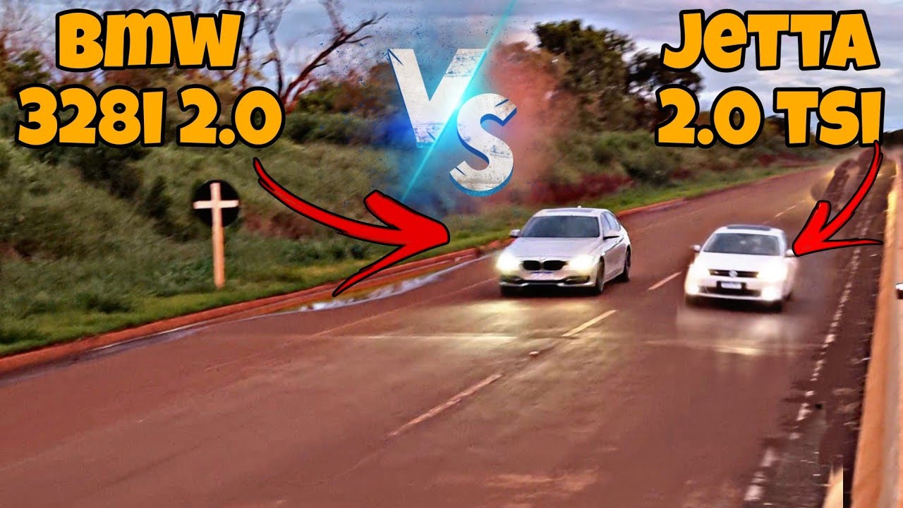 🔥 JETTA 2.0 TSI VS BMW 328I 2.0 // TRASEIRA VS DIANTEIRA