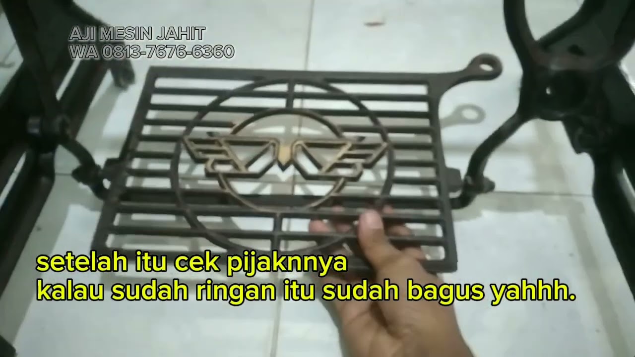 TUTORIAL MERAKIT KAKI MESIN JAHIT JADUL