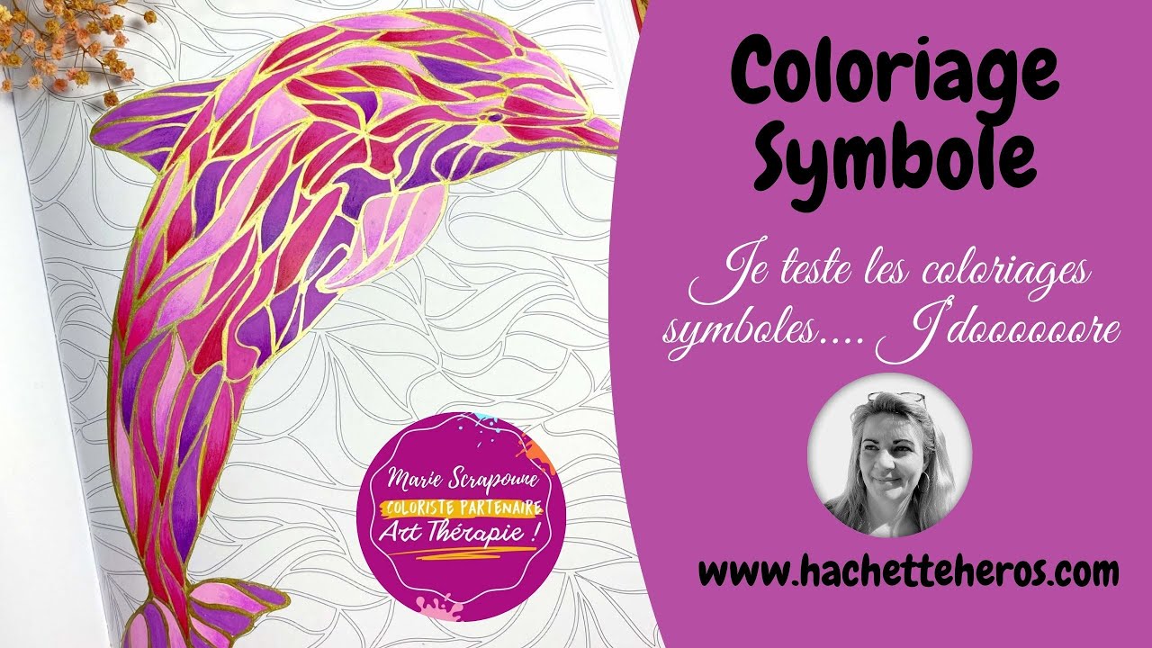 WHOUAAAAAAA, Je teste le coloriage mystère au symbole !!! J'ADOOOORE - - Hachette Art Thérapie -