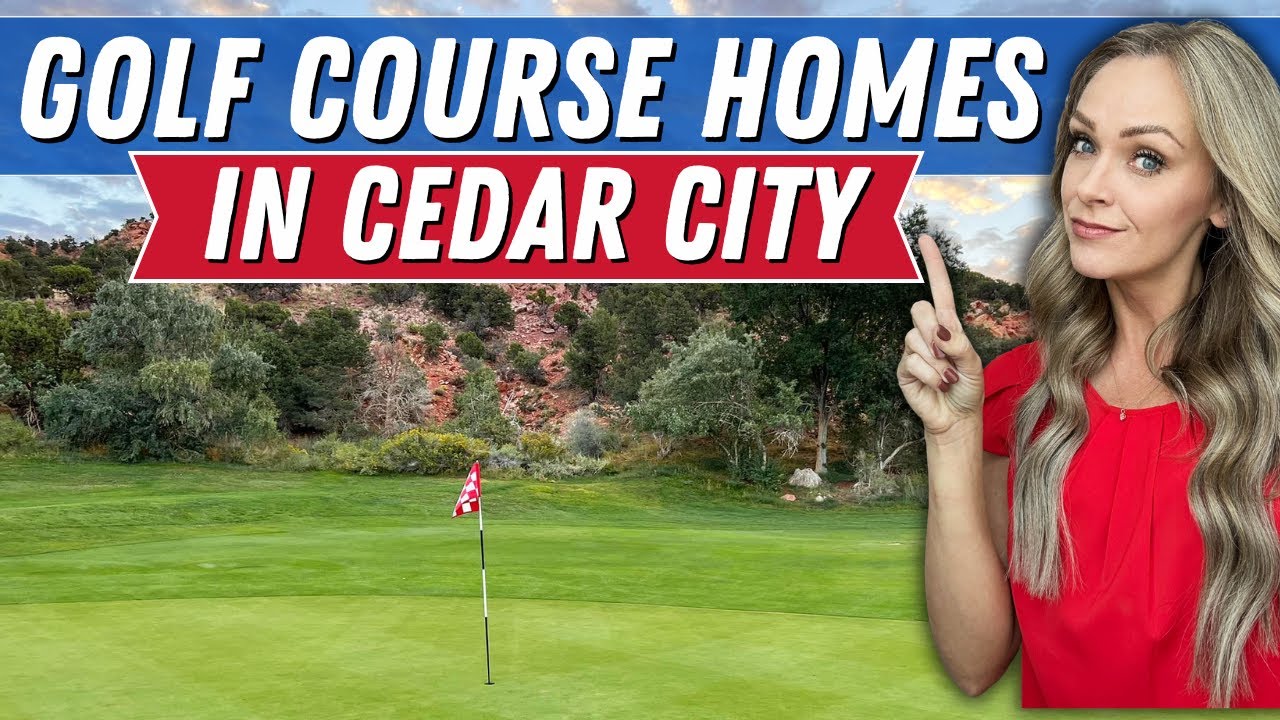 Driving Tour of Cedar City Neighborhood on a Golf Course