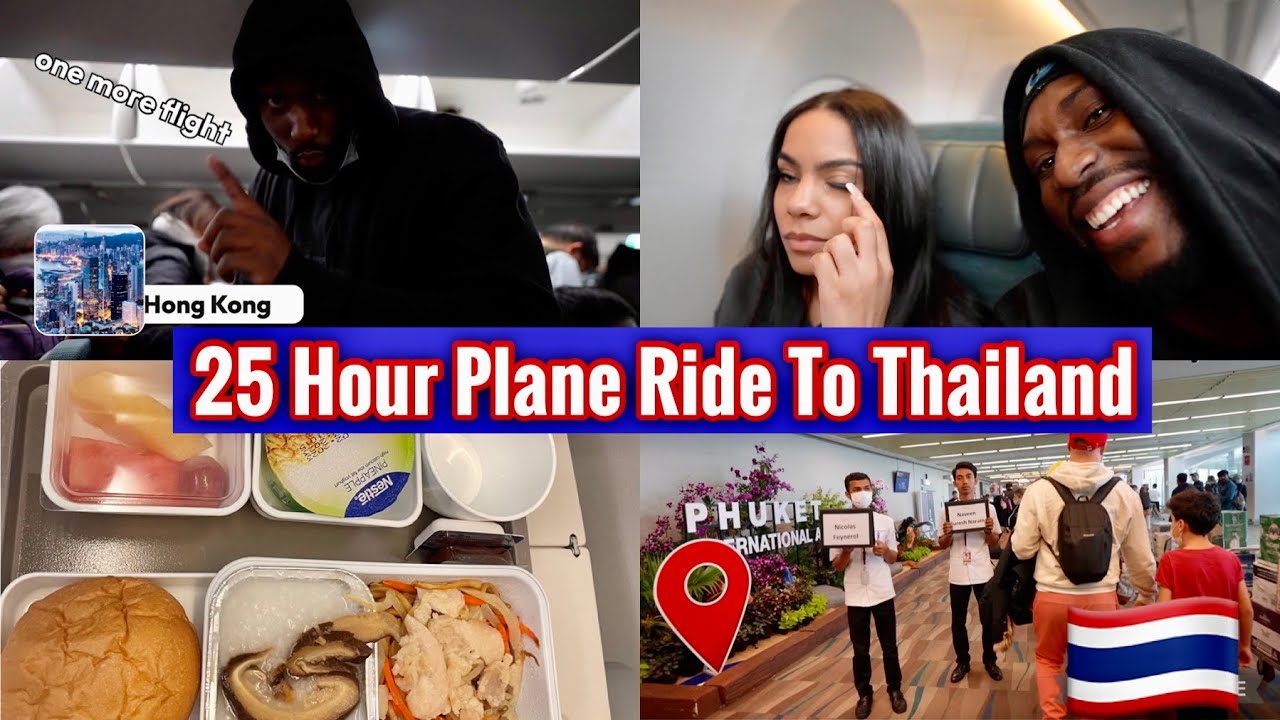 Our 25 Hour Flight Journey To Thailand *HECTIC*