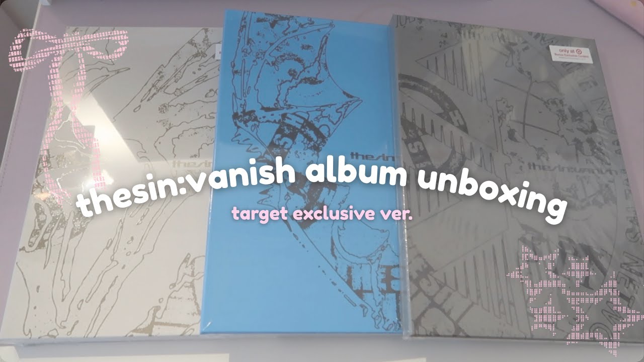 Распаковка альбома ENHYPEN thesin:vanish [эксклюзив Target]