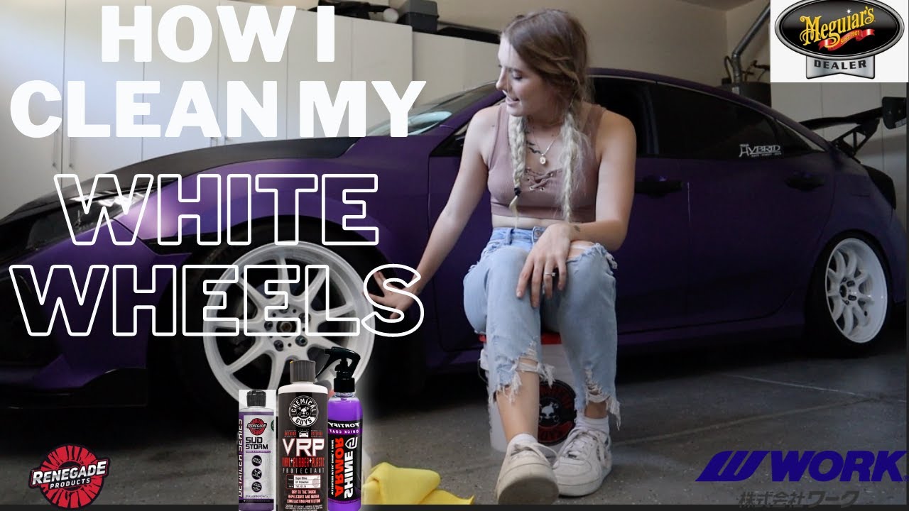 How I clean my white wheels