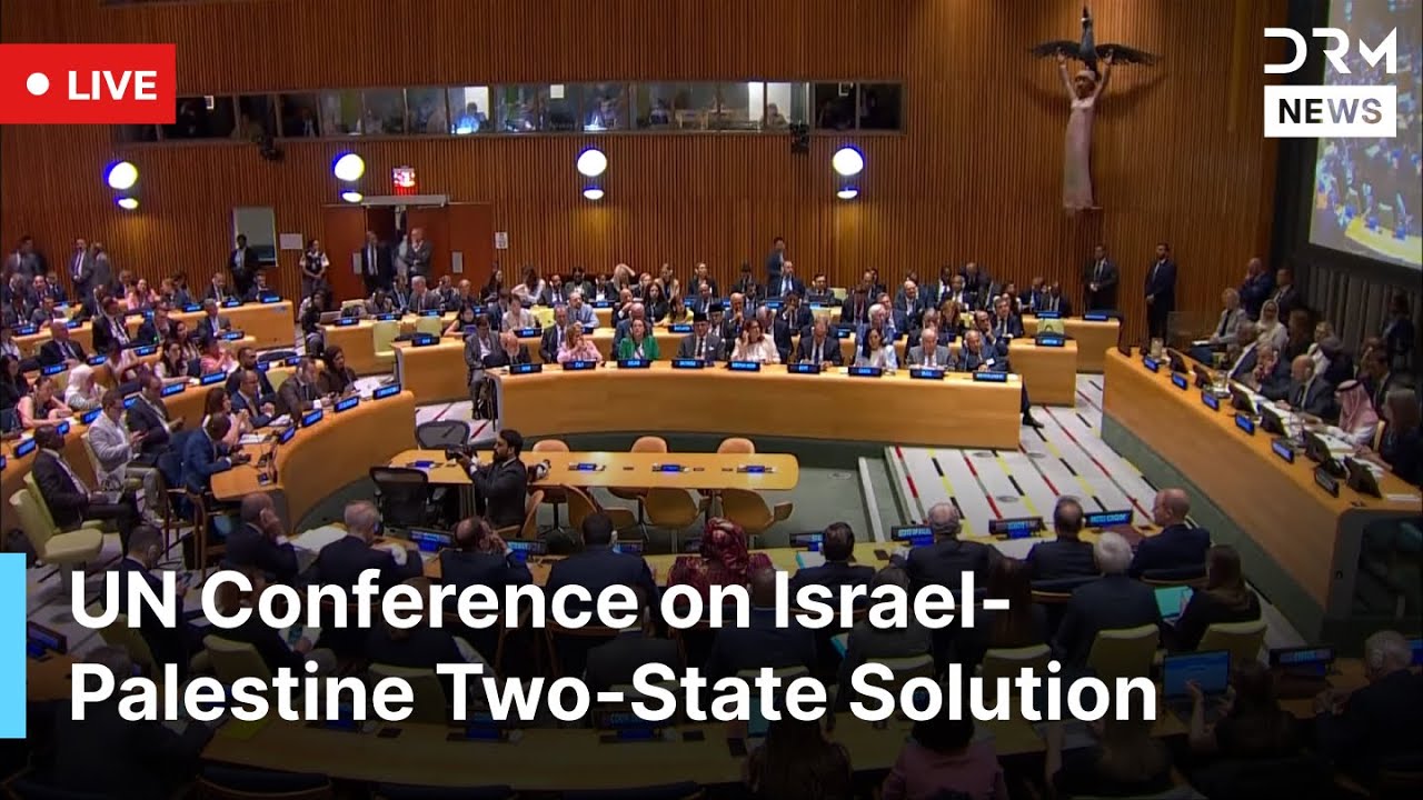 LIVE: UN Conference on Israel-Palestine Two-State Solution, Hosted by France and Saudi Arabia | AQ1G