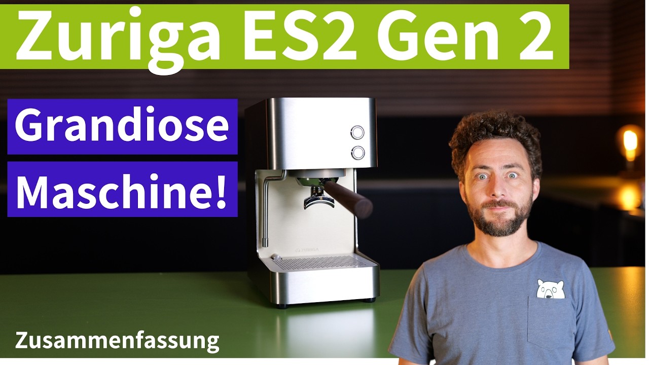 Zuriga ES2 Generation 2 - Tolle Espressomaschine aus der Schweiz