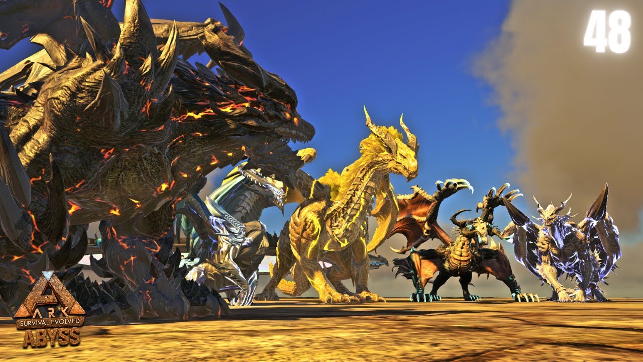 I Tamed EVERY DRAGON KING in ARK ABYSS…in Ark Abyss | (Day 48) | Ark Survival Evolved