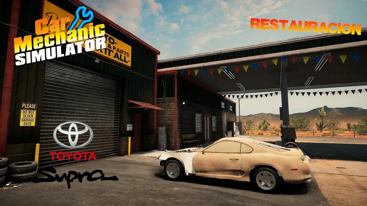 Restaurando el  TOYOTA SUPRA de BRYAN de RAPIDO Y FURIOSOS de 869 HP | Car Mechanic Simulator