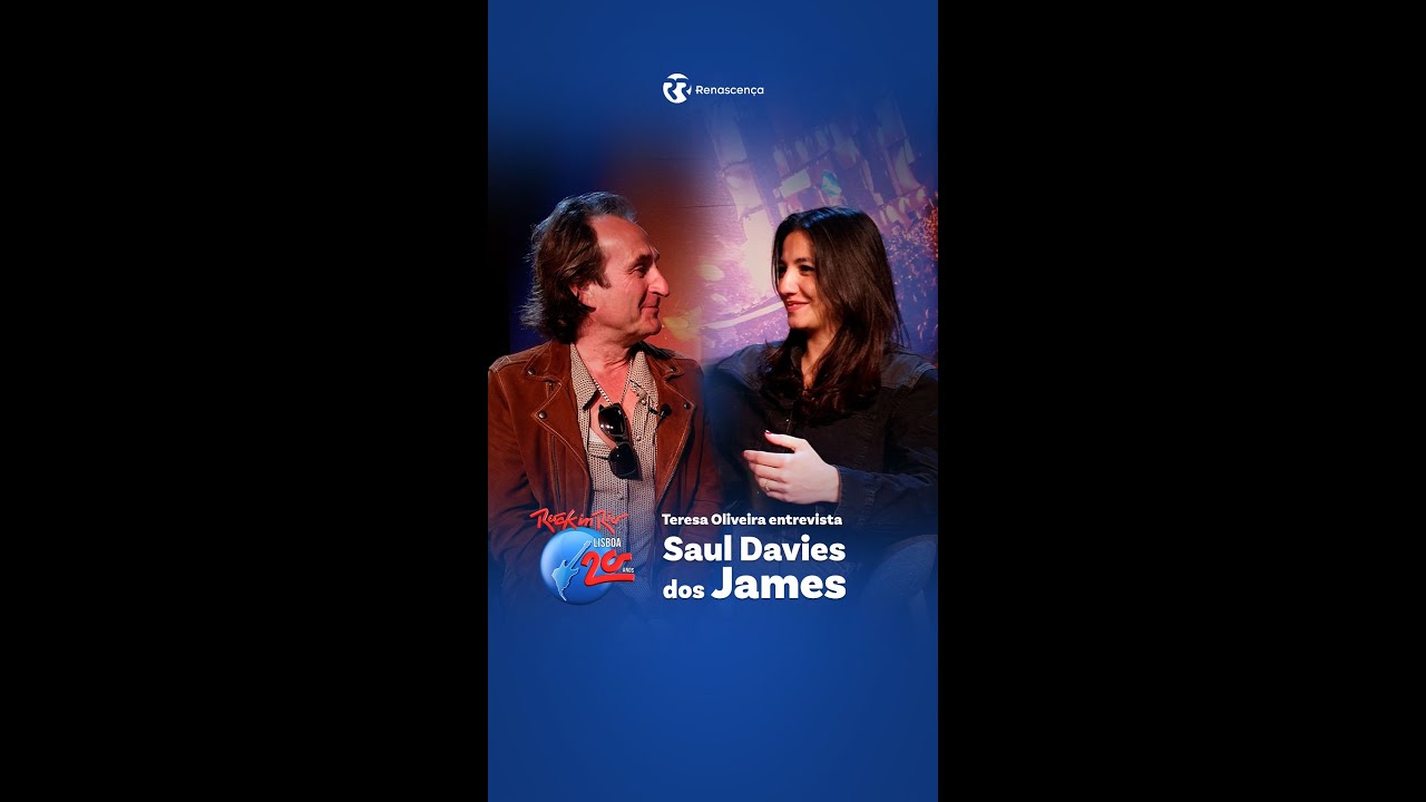 Teresa Oliveira entrevista Saul Davies, guitarrista dos James - Rock in Rio Lisboa 2024