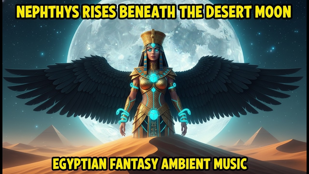 Nephthys Rises Beneath the Desert Moon | Egyptian Fantasy Ambient Music