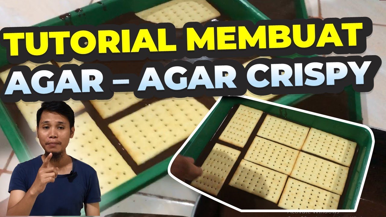 TUTORIAL MEMBUAT AGAR - AGAR CRISPY !!! PUDING COKLAT TERENAK