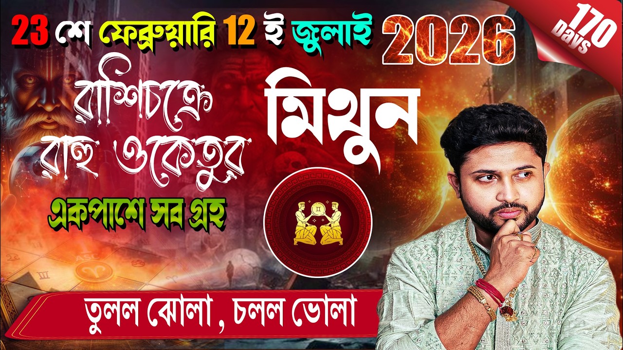 মিথুন রাশি (GEMINI)। ১৭০ দিন বিশেষ যোগের প্রভাব জানুন।