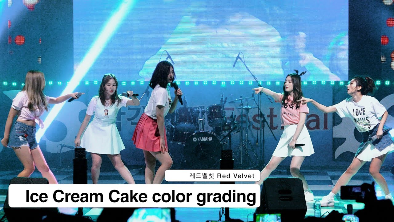 레드벨벳 Red Velvet [4K 직캠]Ice Cream Cake color grading@Rock Music