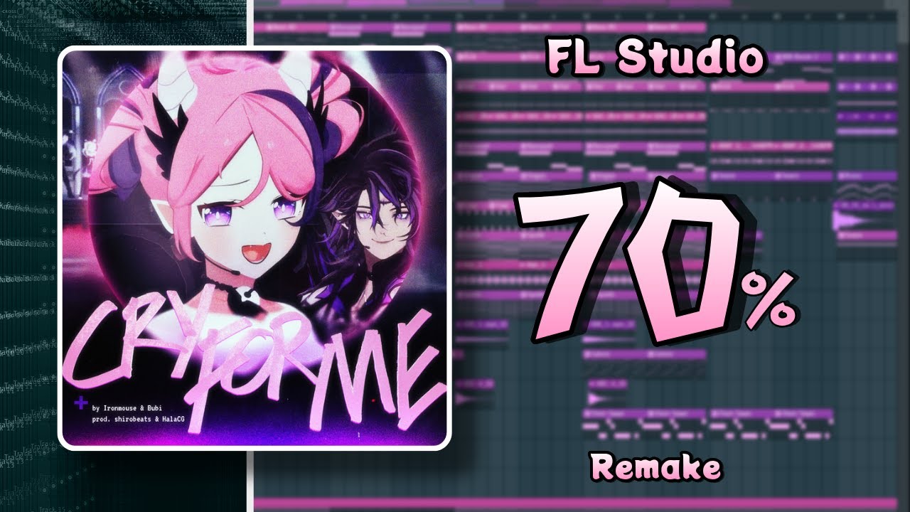Cry For Me - Ironmouse (FL Studio Remake) + FLP