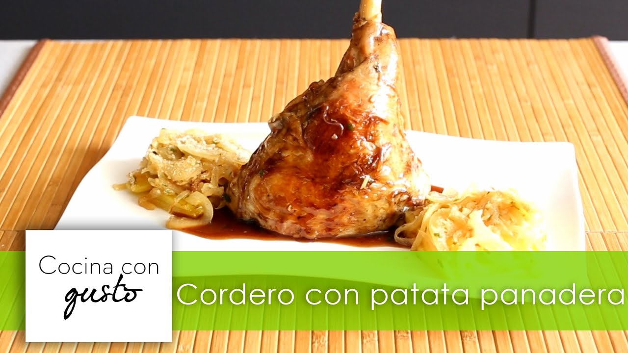 Jarrete de Cordero Asado con Patata Panadera por Mario Sandoval