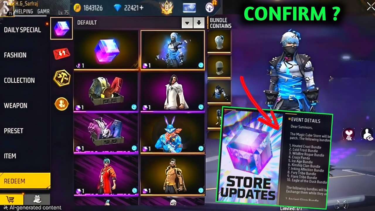 NEW 20 BUNDLE MAGIC CUBE STORE UPDATE 2026 |