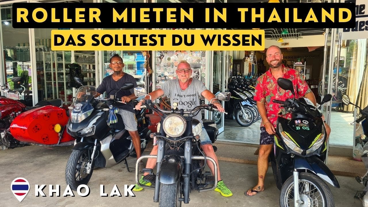 Roller mieten in Thailand 🛵 🇹🇭 Khao Lak