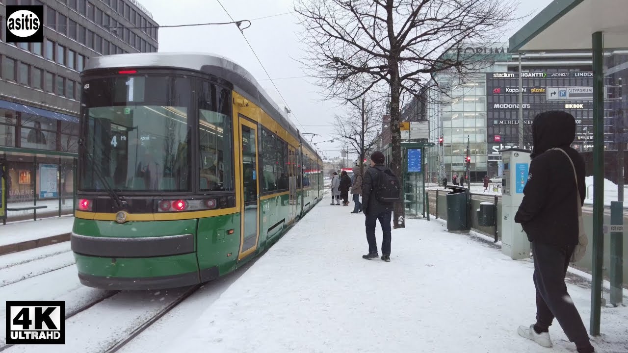 Wednesday Morning in Helsinki City Center - March 8, 2023