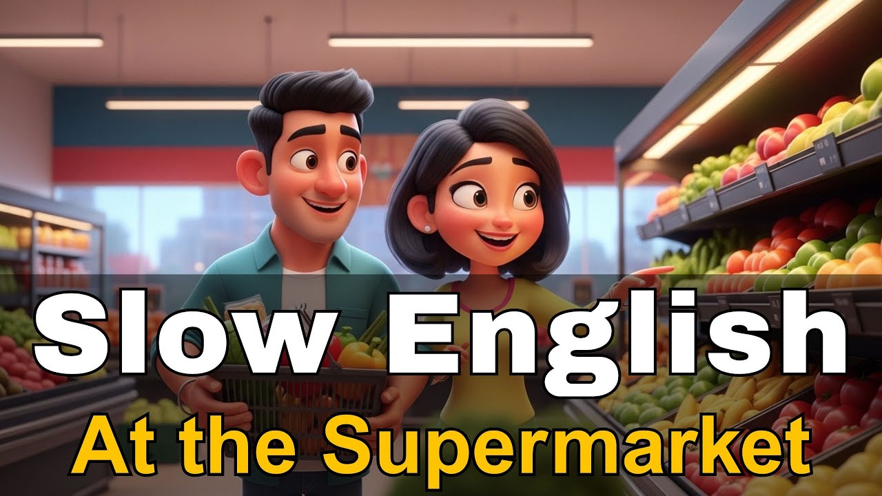 At the Supermarket | Learn English Through Story | English Listening Practice