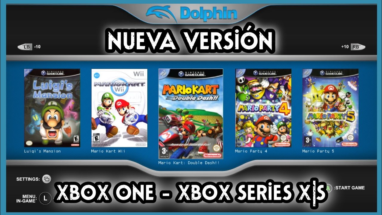 🔥Nueva versión del Emulador DOLPHIN 🔥 para Xbox One - Xbox Series x|s 🎮