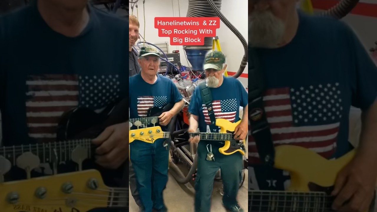 ZZ Top & Haneline Twins #rocknroll #twins #shortsviral
