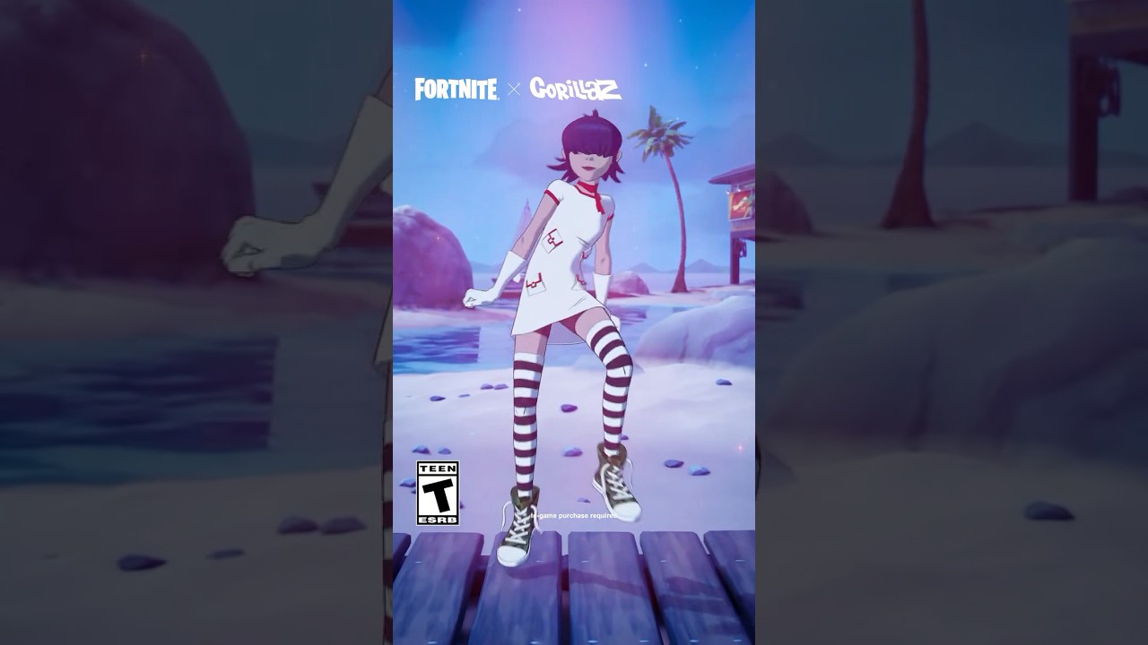 Fortnite Gorillaz Dare Emote Trailer
