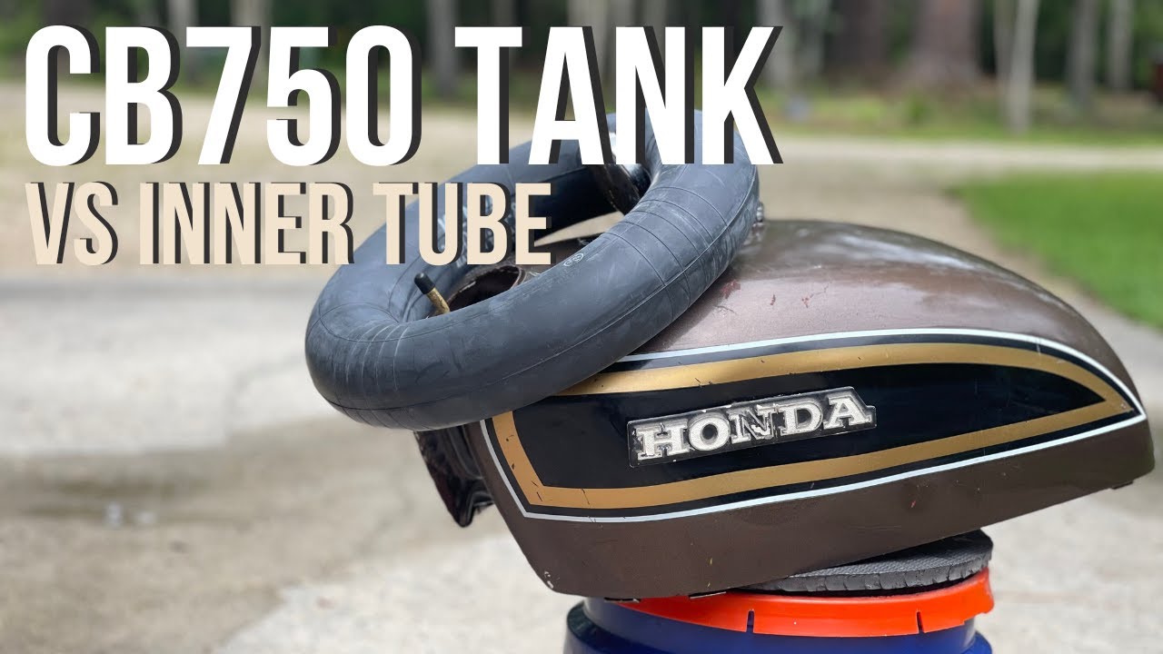 Вмятина на баке Honda CB750 1973 года от внутренней камеры #HondaCB750 #cb750 #vintagemotorcycles